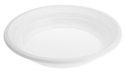 Plato de plástico grandes blanco de 25 cm – Comercial Payá